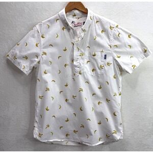 Chubbies Men's Banana Popover Shirt Size Medium
